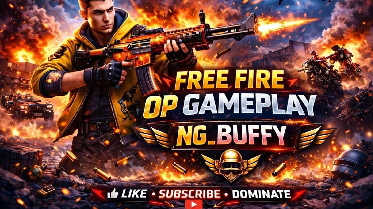 free fire CS gameplay rank push🔥☠️