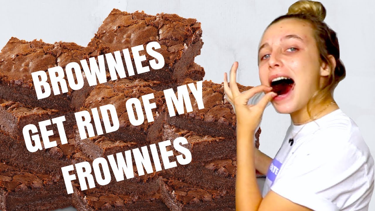 i made brownies because i had a bad day
