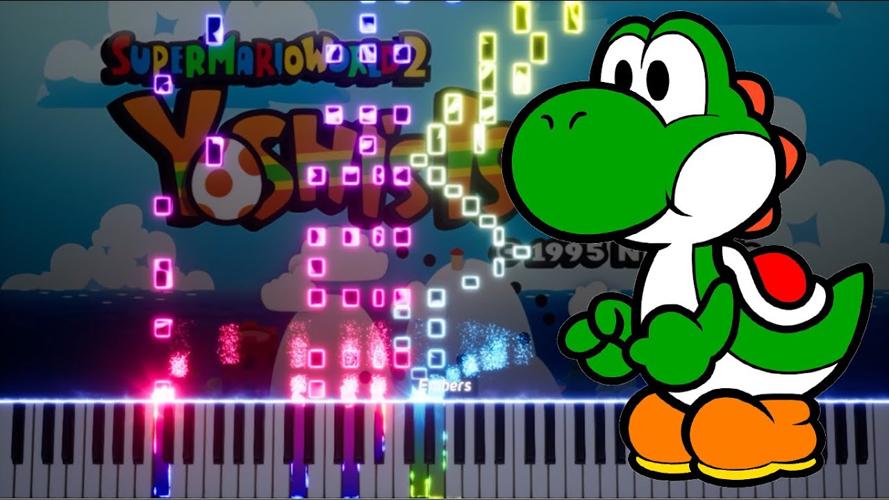 Yoshi's Island - Athletic Theme (Piano Tutorial) // Tom Brier