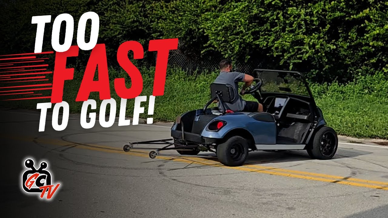 78 MPH Racing Golf Cart Built on Navitas Chassis - GolfCartingTV