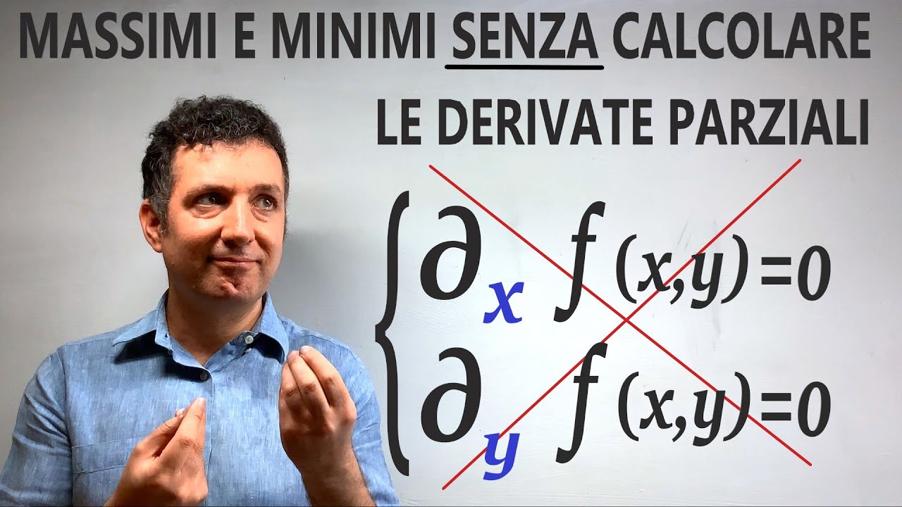 Funzione a due variabili : massimi e minimi senza calcolare le derivate parziali