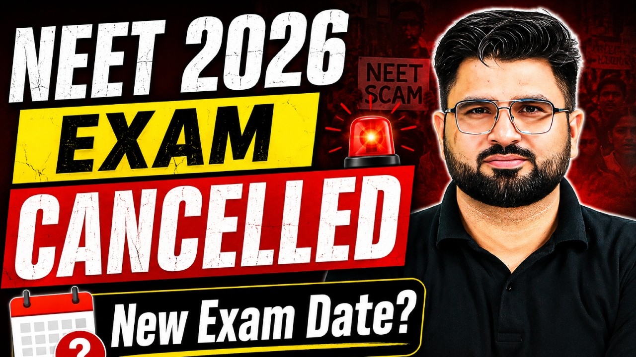 🚨 NEET 2026 Exam Cancel | NTA NEET 2026 Exam Cancelled 😱 | Re-Neet Big Update By NTA