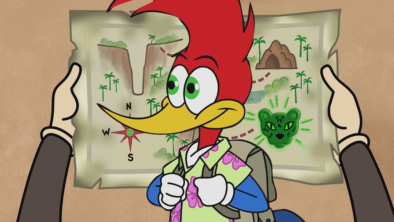 Woody Finds a Treasure Map! | Woody Woodpecker