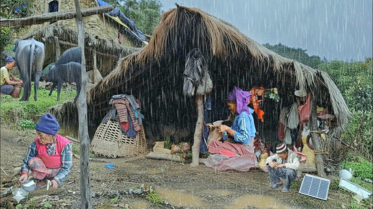 Nepali Mountain Village Lifestyle | Remote Rural village life in Nepal