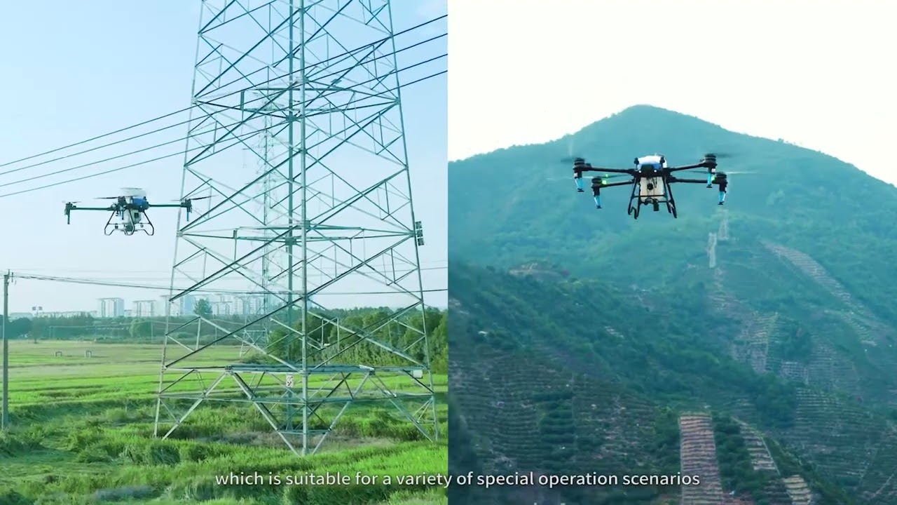 EAvision J100 Official clips First drone that can avoid electric wires
