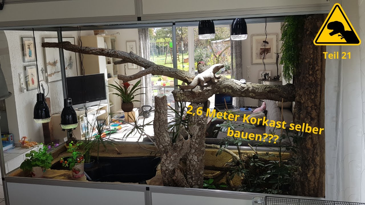 Grossen Korkast selber bauen fürs Terrarium. Paludarium Baudokumentation Teil 21
