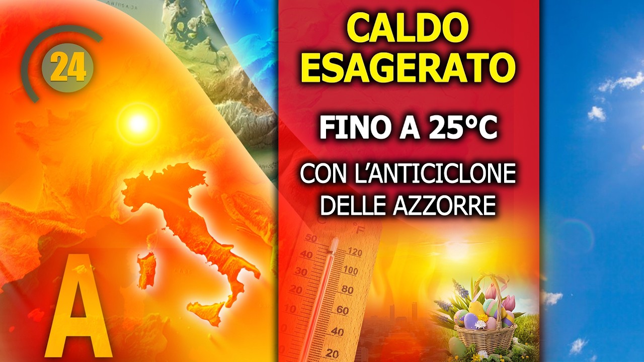 Meteo: CALDO esagerato con Temperature fino a 25&deg;C, ecco quando