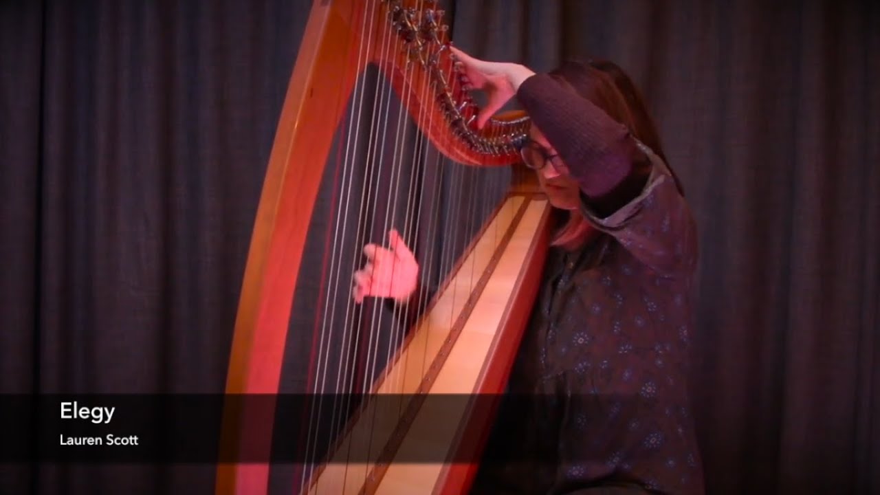 Elegy for solo lever harp by Lauren Scott