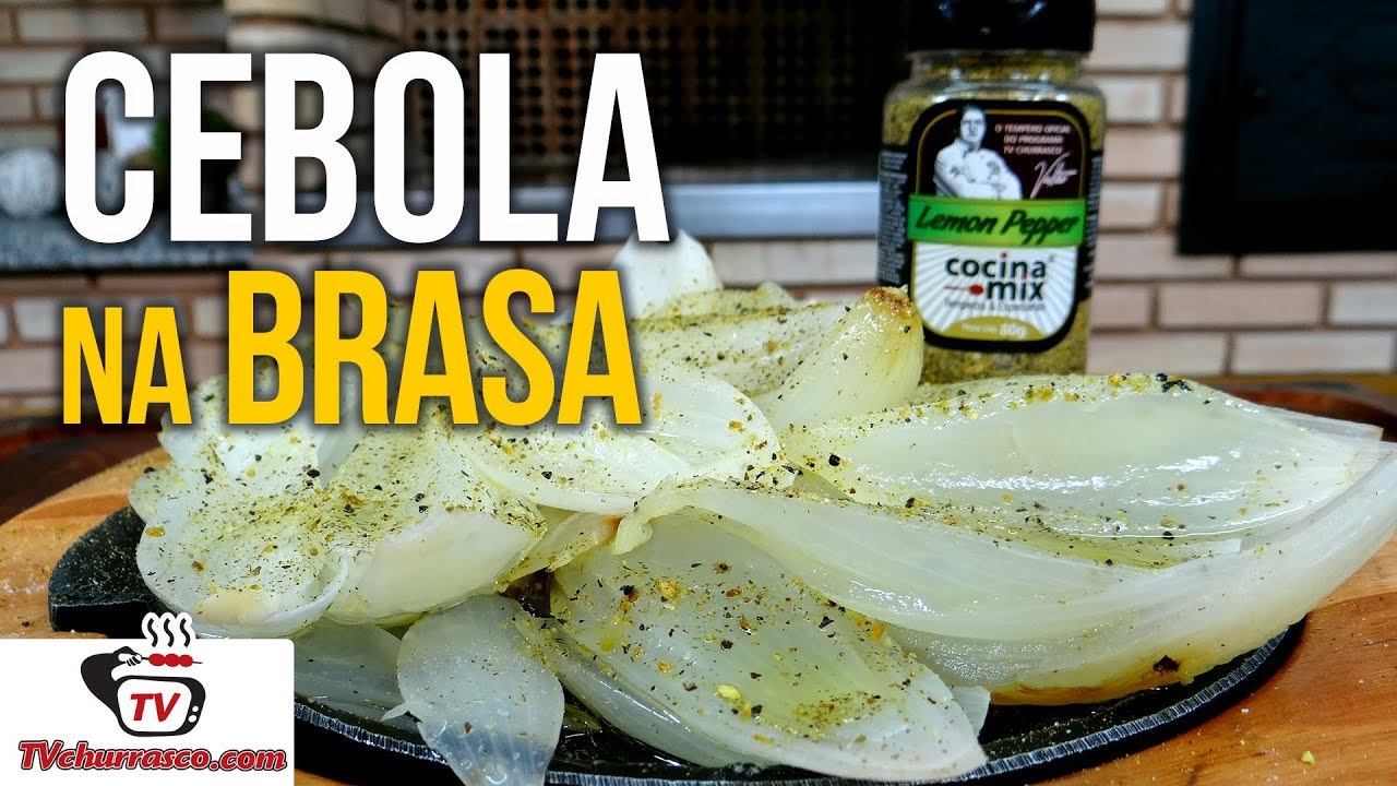 Como Fazer Cebola na Brasa (Cebola Assada) - Tv Churrasco