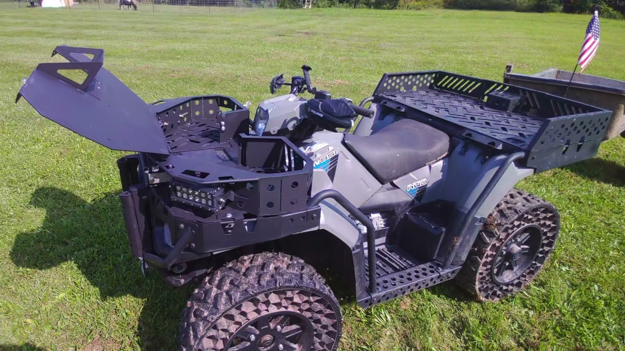 Custom Built Polaris WV850 ATV Racks