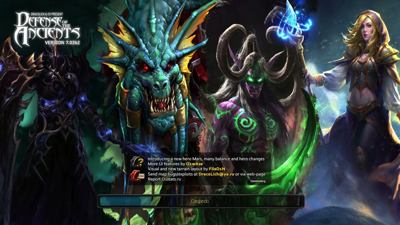 Warcraft III Dota mod HD Terreno BETA