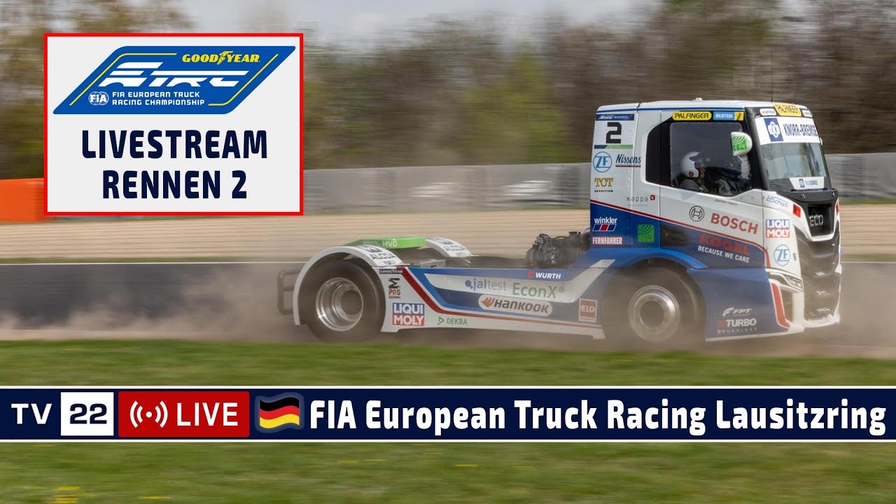 🇩🇪 RE-LIVE Truck Grand Prix Lausitzring: R2 Goodyear FIA European Truck Racing Ch'ship - 24..05.2025