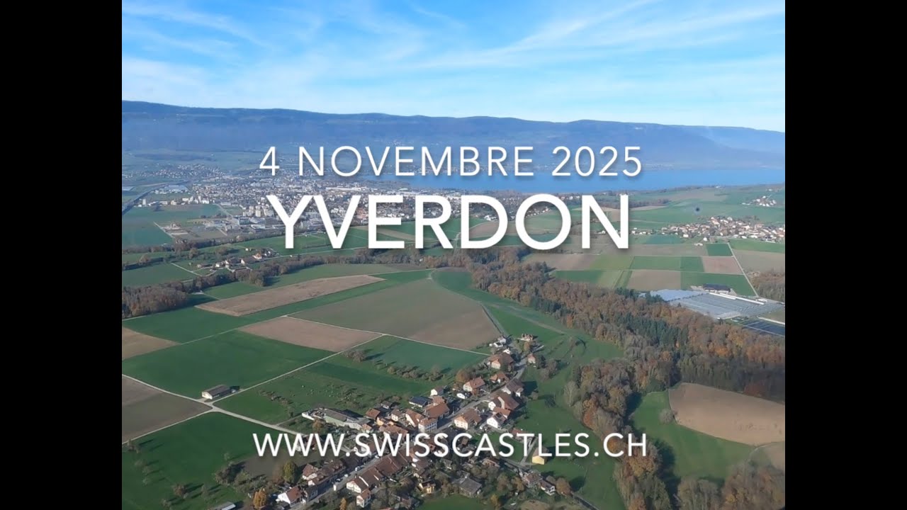 Yverdon vu du ciel le 4 novembre 2025