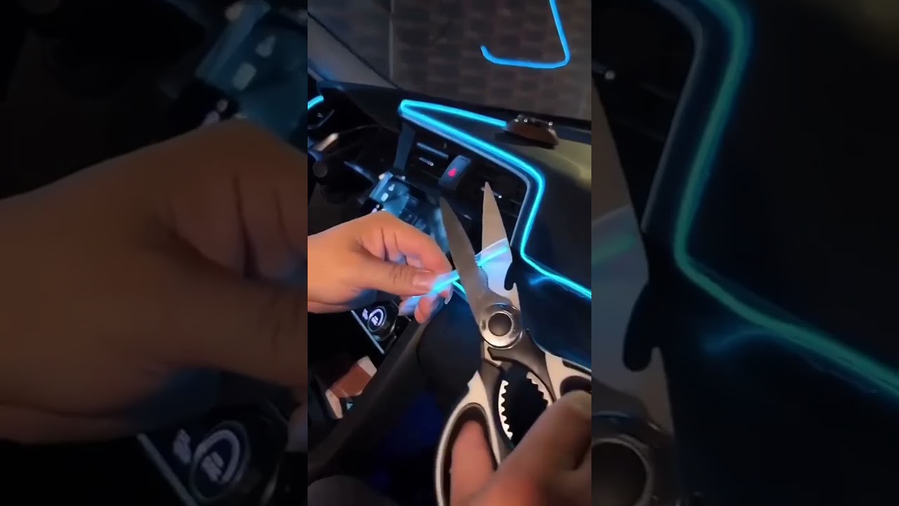 LUCES LED dentro del auto!