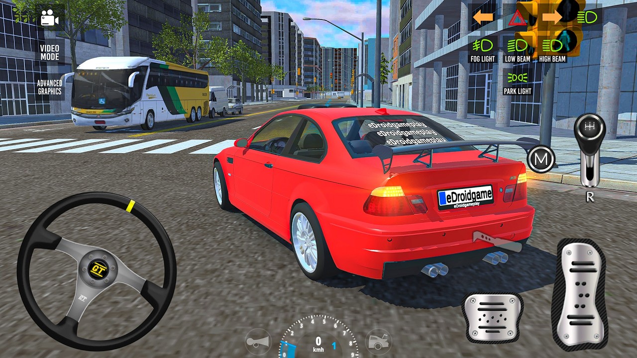 Car Traffic Driving 2026 3D: BMW city driving test & parking mission multi-level - android gameplay