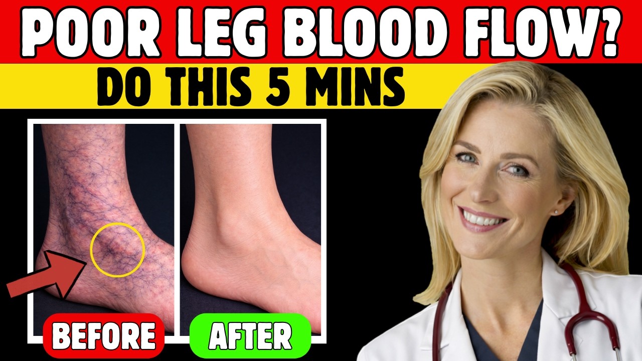 Over 60? Drink THIS to FIXES Blood Flow in Legs Fast! | Dr Megan Foster