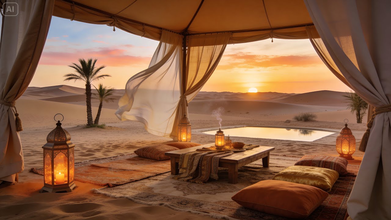 Sunrise Chillout Music II | Desert Morning Ambient | Focus Into Music Live