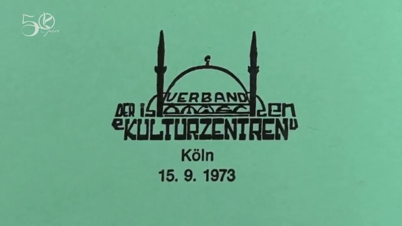 İslam Kültür Merkezleri, 50.  Yıl Almanca Tanıtım Videosu