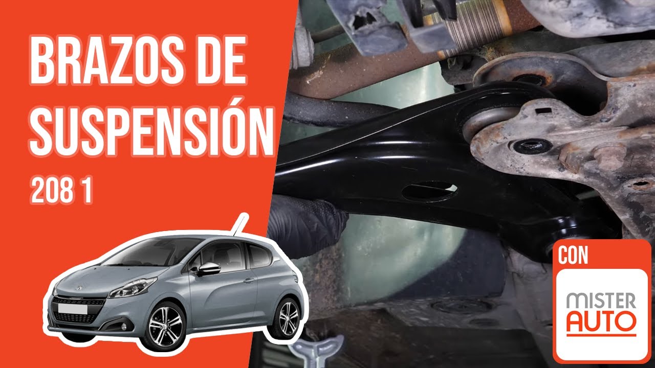 Cómo cambiar los brazos de suspensión Peugeot 208 1 🚗