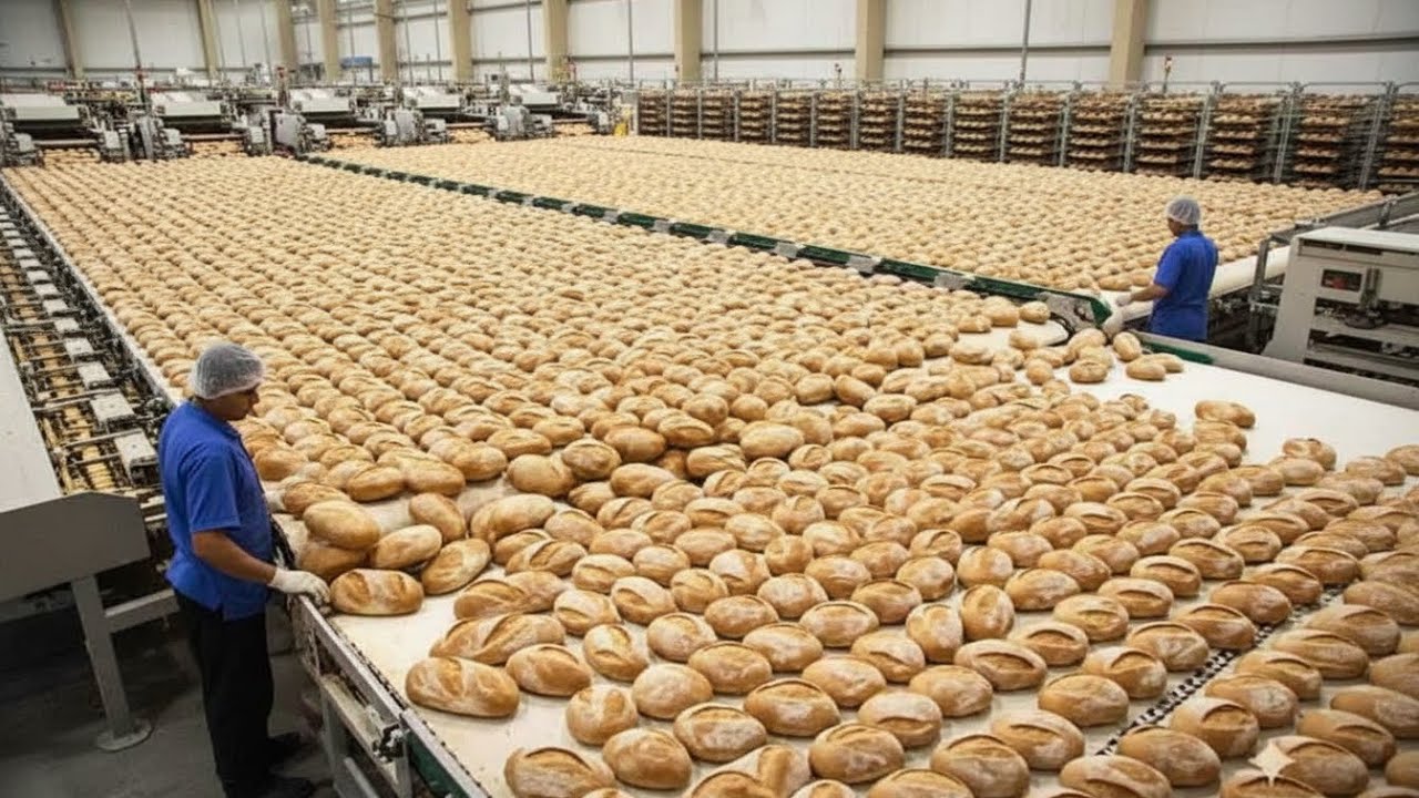 Inside the Modern Artisan Bread Factory | How Artisan Bread is Made from Grain to Loaf