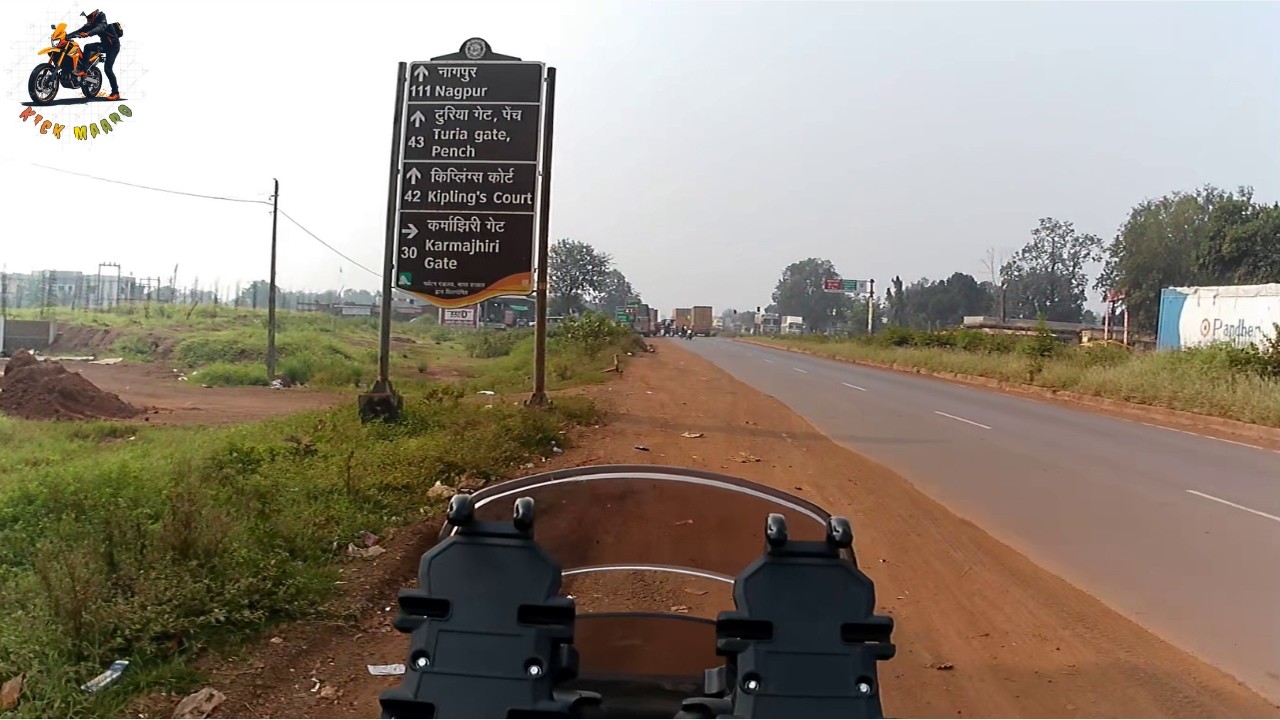 Delhi to Hyderabad - 2025 KTM Adv 390 X - Part 8, Crossing Pench Tiger Reserve