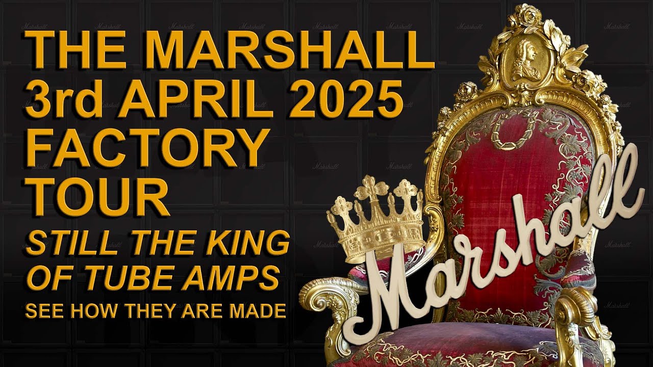 Inside The Secret Marshall Amp Factory Where Guitar Magic Happens!