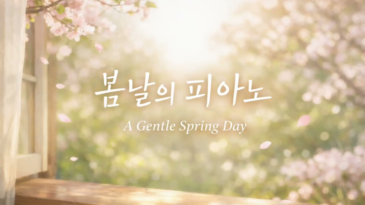 [1H continuous listening] 봄날의 피아노 💐 A Gentle Spring Day (광고 없음)