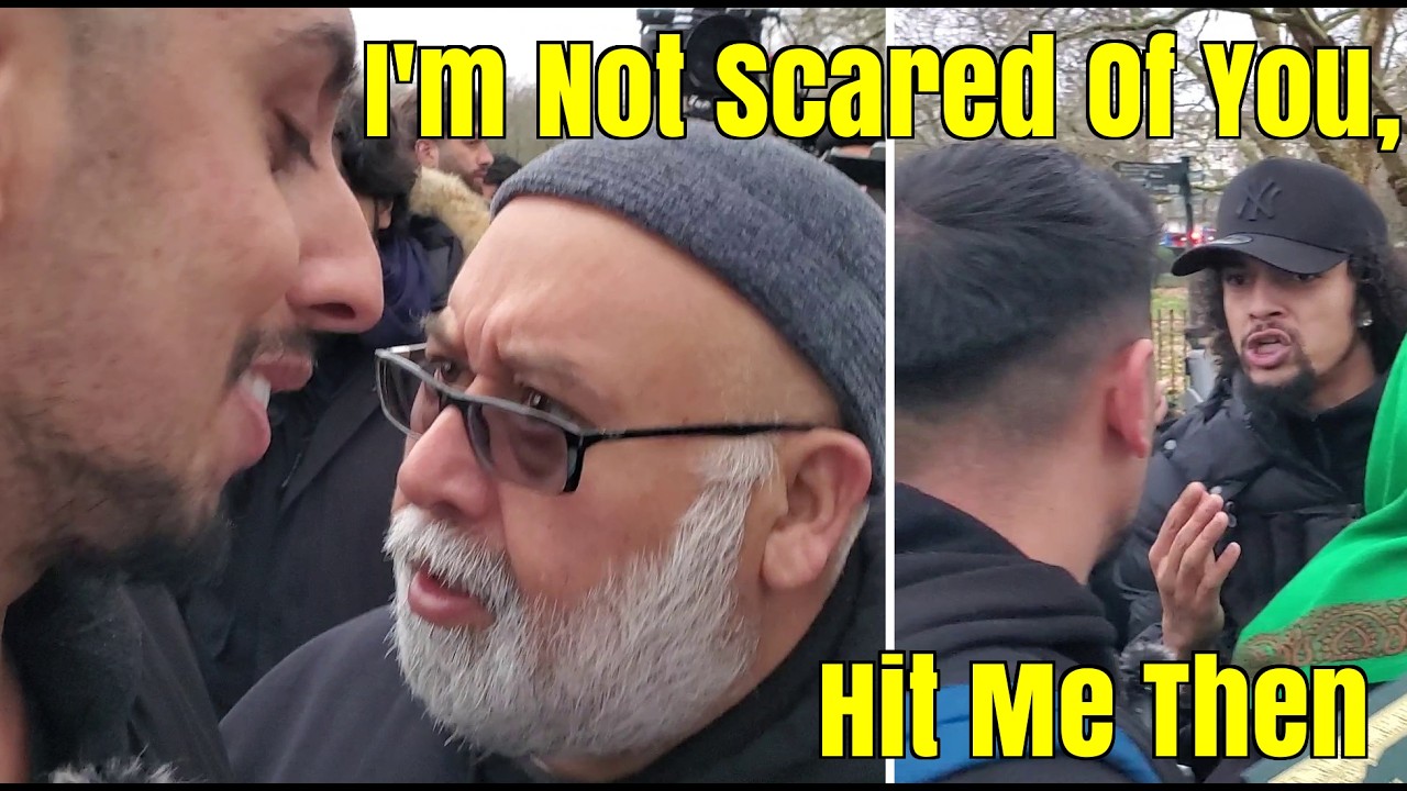 Speakers Corner - They Do Threats, And They Get Physical, They Run During Debate With Ex Muslim Ish