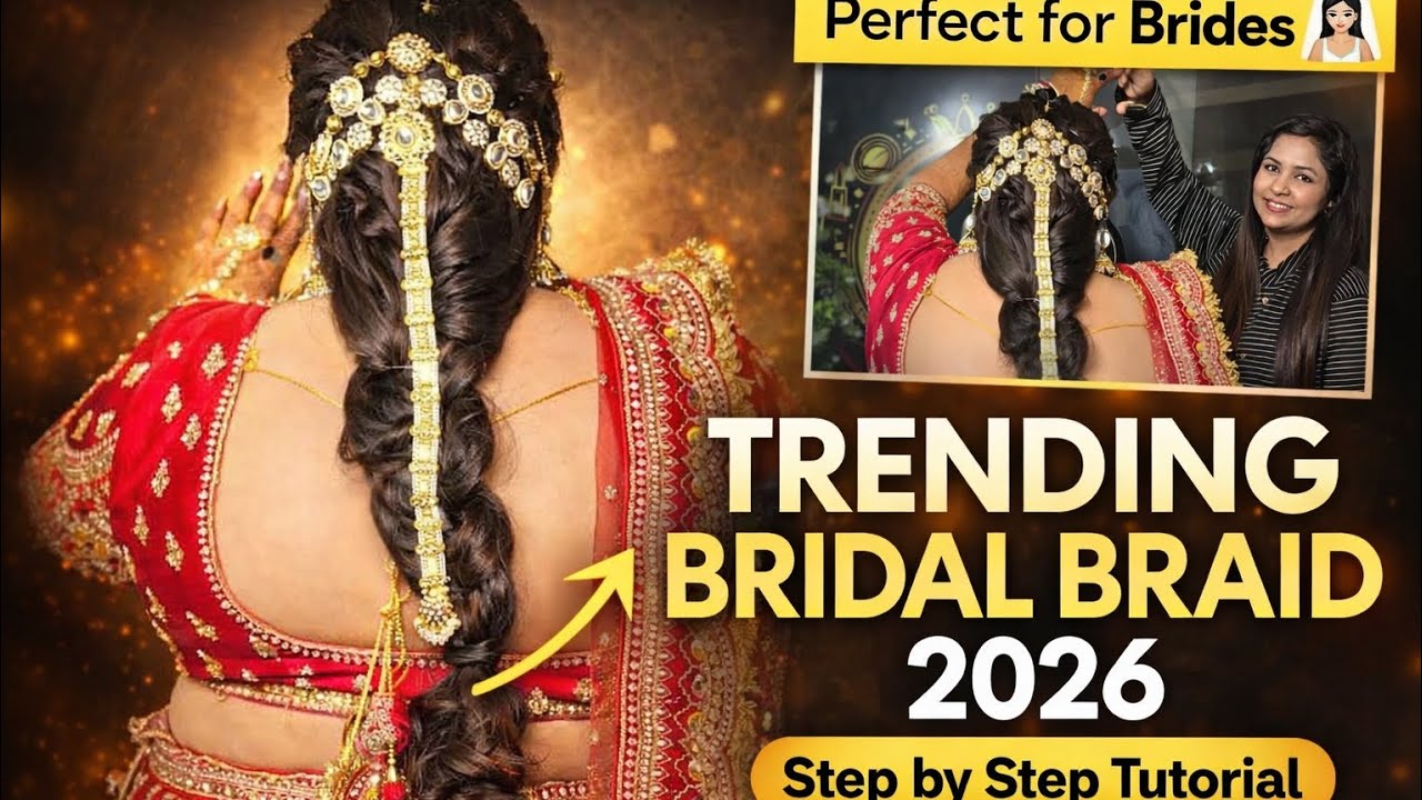 Aao sikhe bridal choti stepbystep 6 min me!!#hairstyle #viralvideo #makeupartist firozabad9808897368
