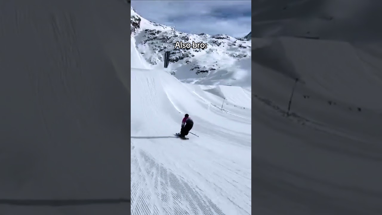Bro might just be too steezy #ski #skitok #fyp #shorts