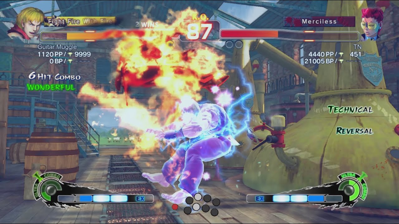 Shoryuken button is too sexy (¬‿¬)