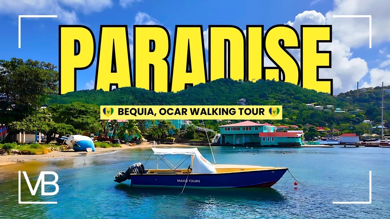 Bequia, St Vincent and the Grenadines, Walking tour to Ocar. #bequia #travel