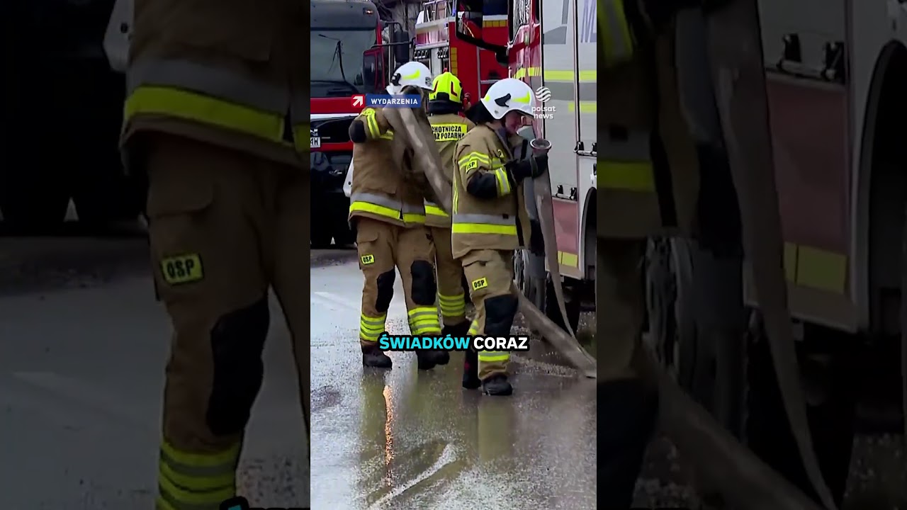 Podpalił dom z c&oacute;rką i wnukiem w środku. Eksplozja pod Kielcami