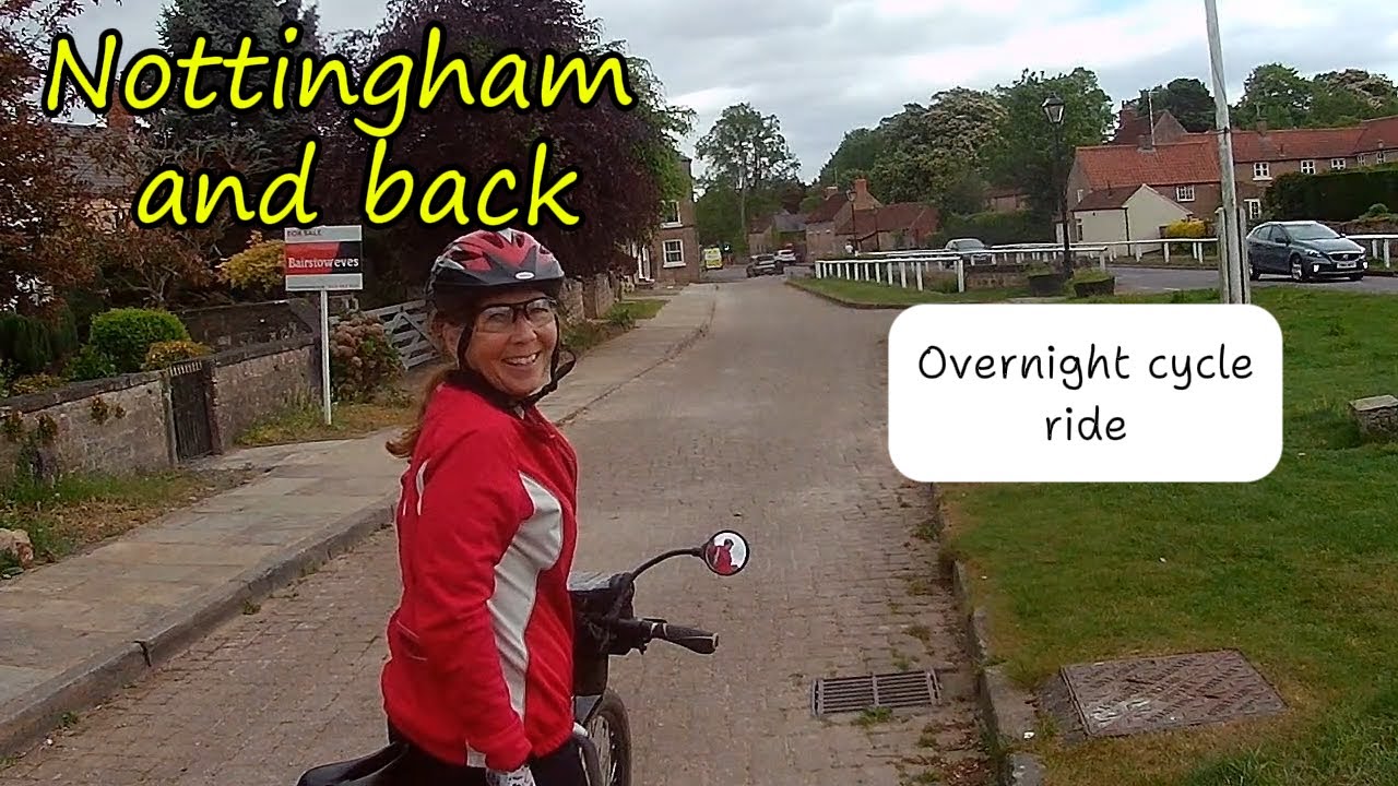 Cycle ride overnight from Derby to Nottingham