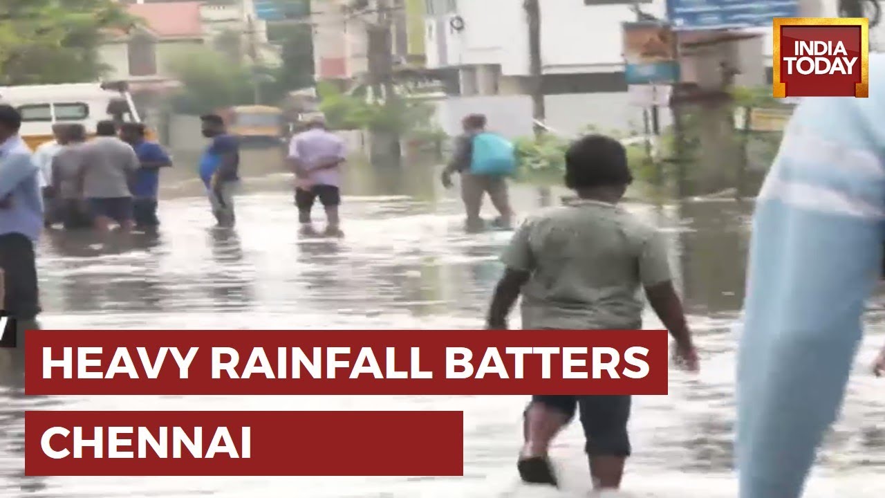 Chennai: IMD Predicts Heavy Rain, Thunderstorms; Streets Waterlogged After Incessant Rainfall