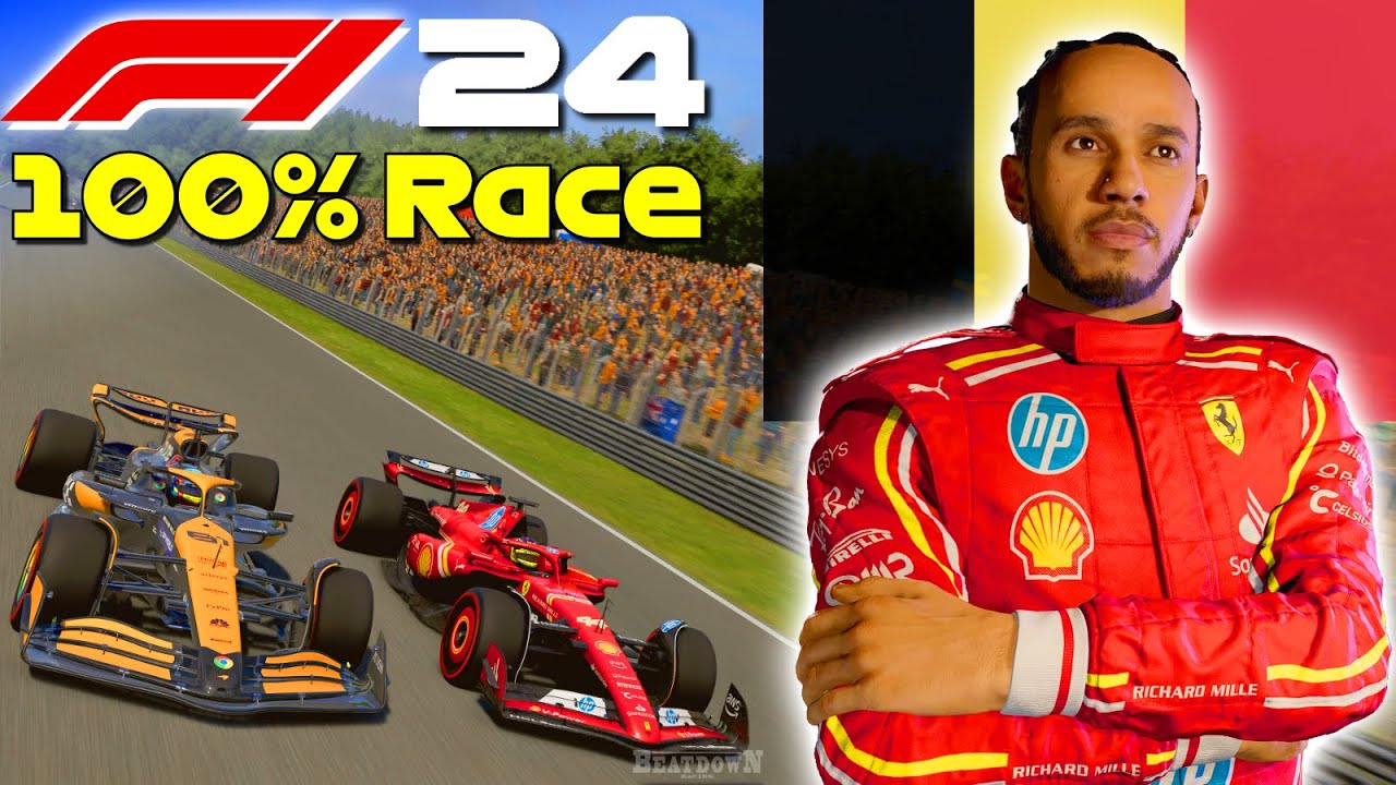 F1 24 - Hamilton Goes To Ferrari #13: 100% Race Belgium