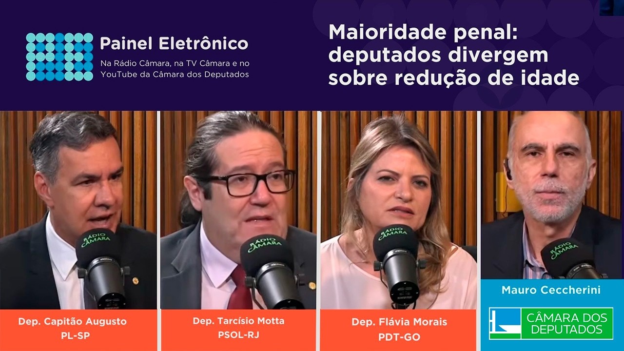 Maioridade penal: deputados divergem sobre redução de idade - 04/03 #paineleletrônico