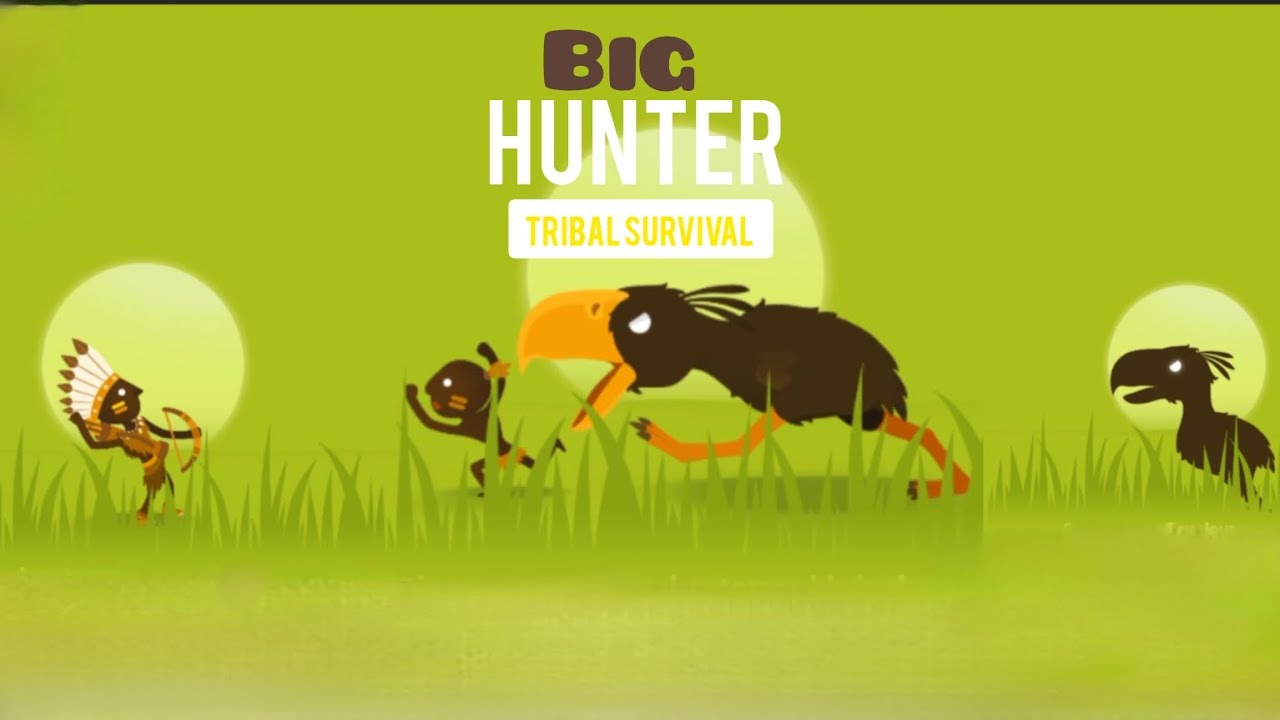 My game big hunter tribal survival aginst terror bird 🕊️🐦🕊️...../#games 
