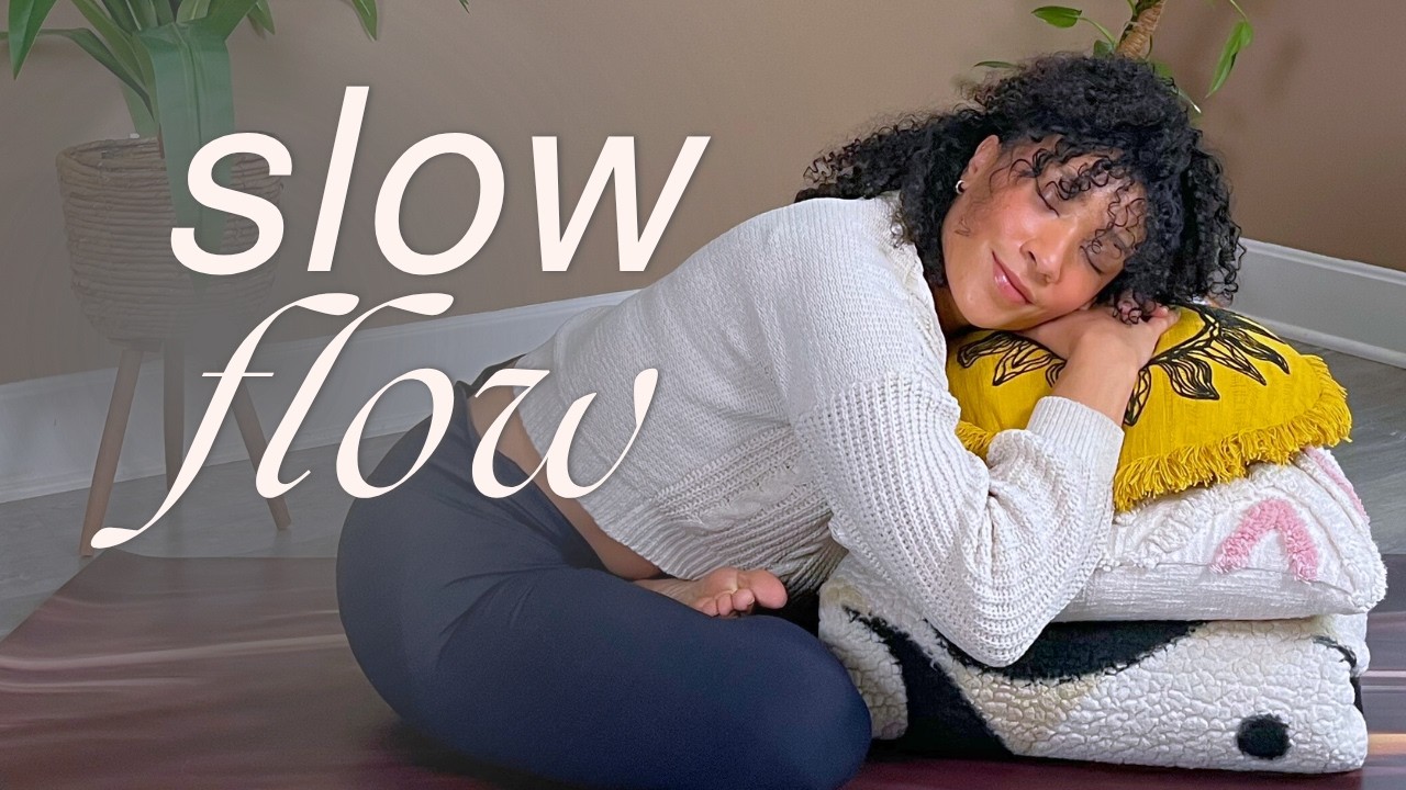 Йога перед сном ☕︎ 25 минут нежного ромашкового потока для глубокого отдыха