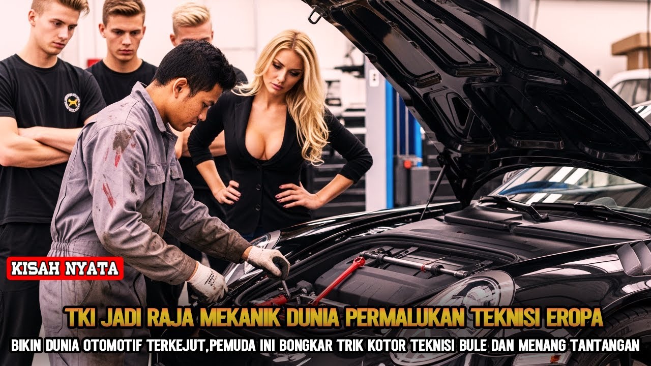 HANYA 60 DETIK❗TKI TANPA IJAZAH JADI RAJA MEKANIK DUNIA,BIKIN TEKNISI EROPA TERTUNDUK MALU