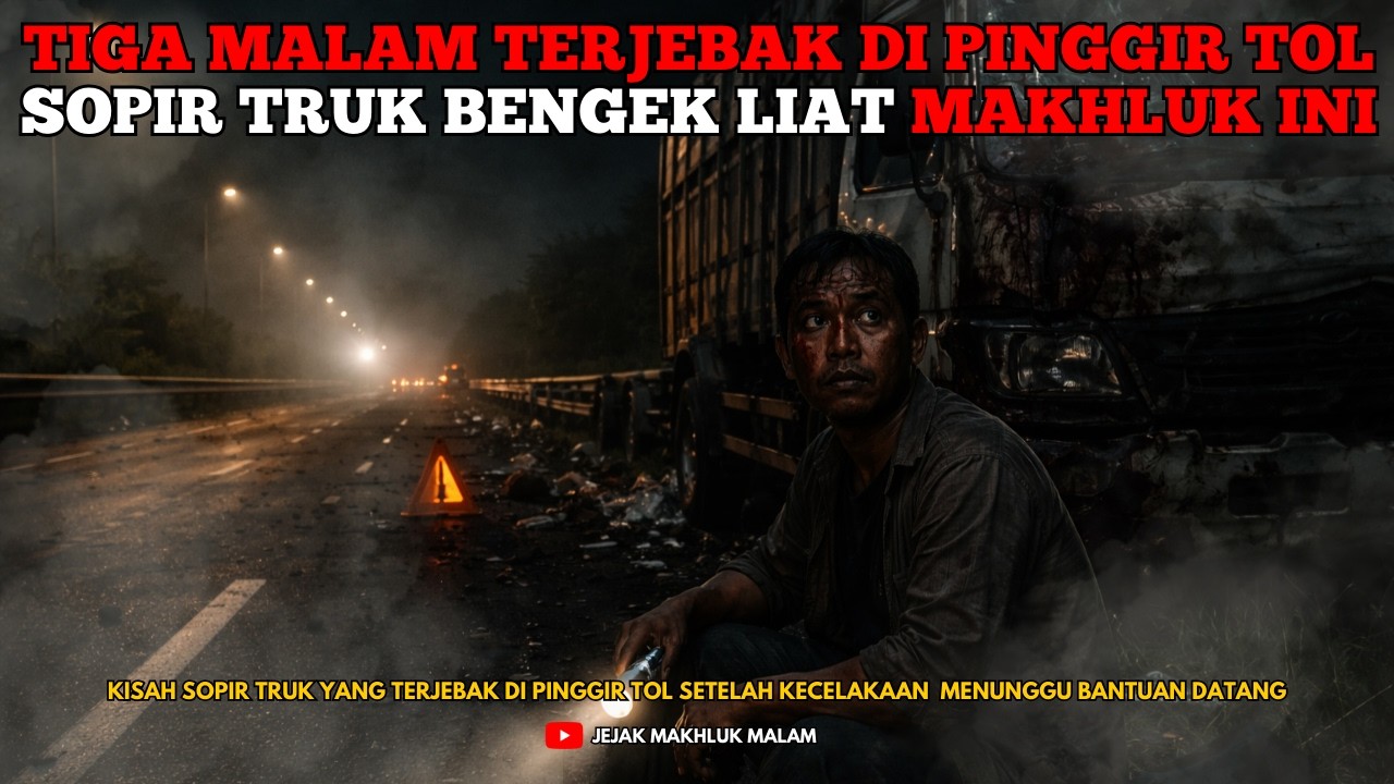 3 MALAM NGINEP DIPINGGIR JALAN TOL CIKAMPEK, SOPIR TRUK BENGEK LIAT MAKHLUK INI