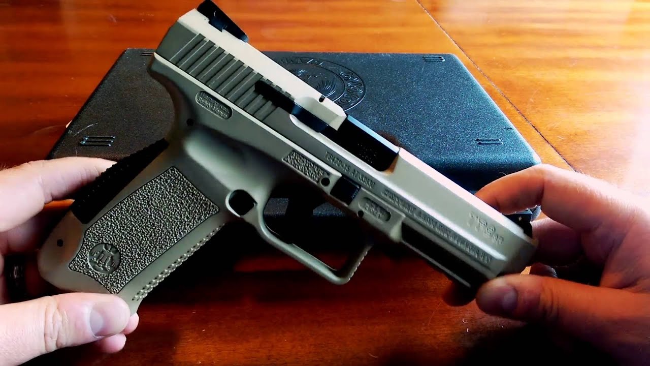 Canik TP9SF. How to change back straps
