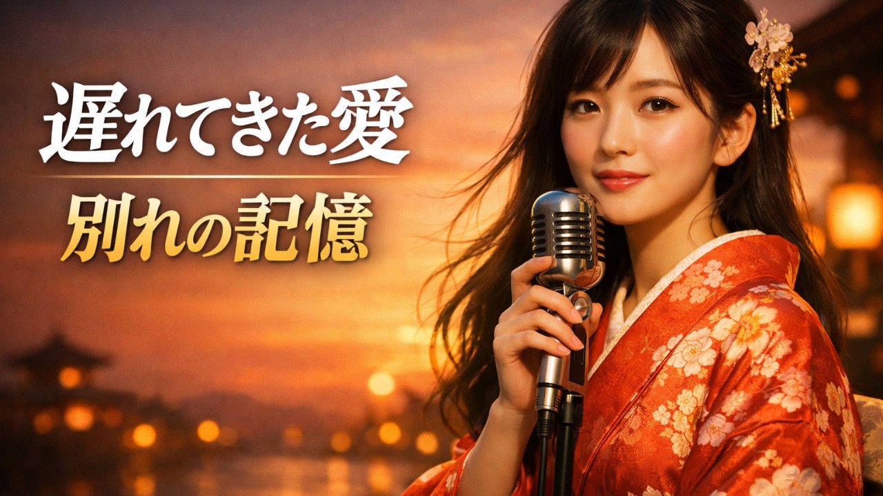 遅れてきた愛と別れの記憶涙の演歌メドレー｜女演歌集