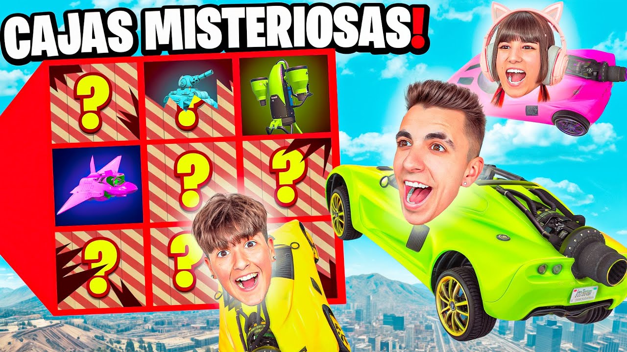 ¡CAJAS MISTERIOSAS de la SUERTE!🎁🤣 **Encuentro una Locura!** GTA 5 Online