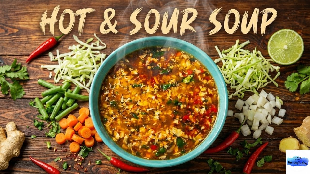 Hot and Sour Veg Soup | 10 Min Quick Recipe | Best Winter Comfort Bowl