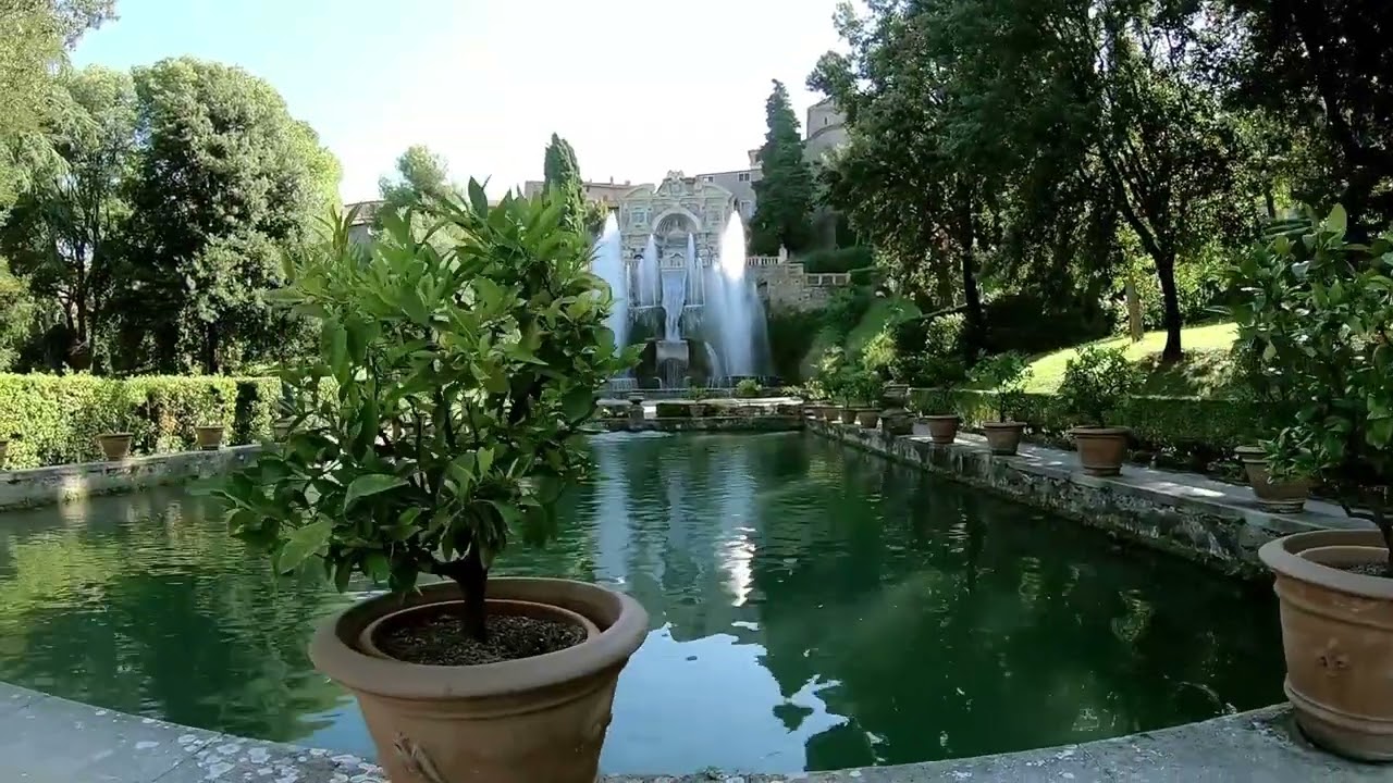 LA BELLISSIMA VILLA D'ESTE A TIVOLI (ROMA)ITALY