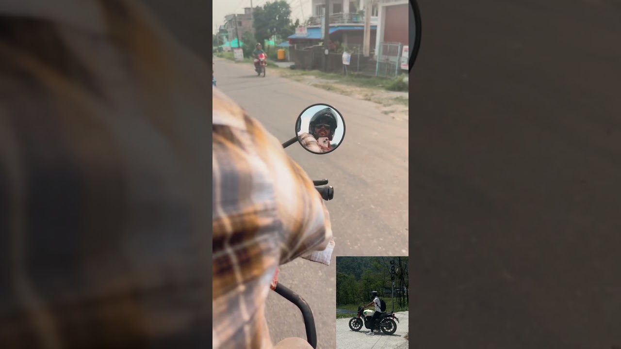 Ride To Nepal 🇳🇵 | India To Nepal Border Crossing By Bike 🏍️ #shorts