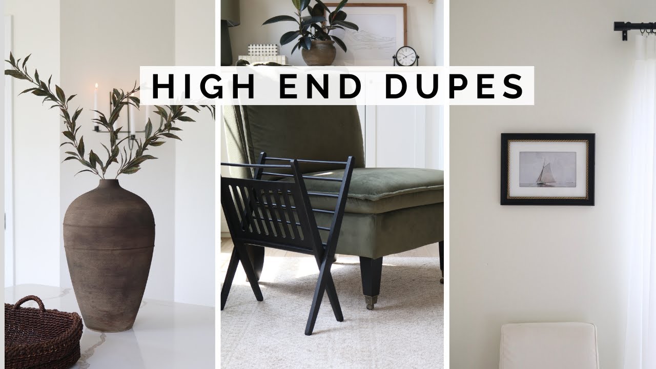 HIGH END VS THRIFT STORE | DIY HIGH END HOME DECOR DUPES ON A BUDGET