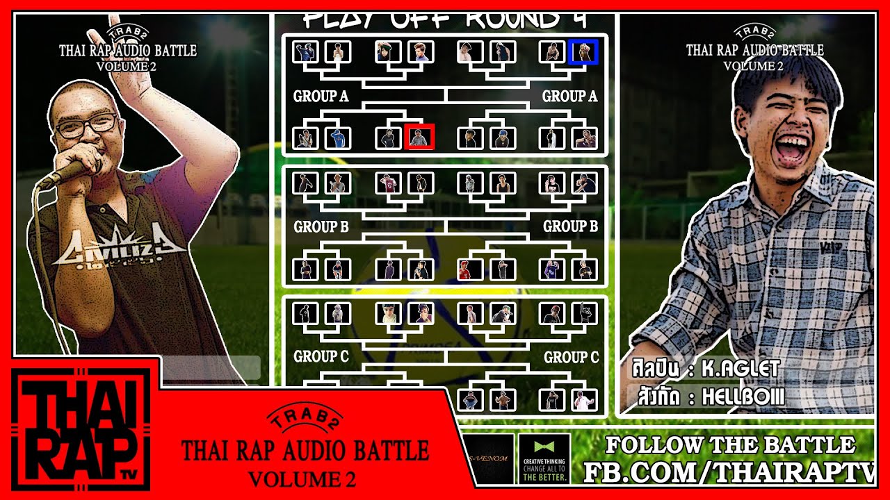 REPAZE vs K.AGLET - Round 4 [Thai Rap Audio Battle V.2]