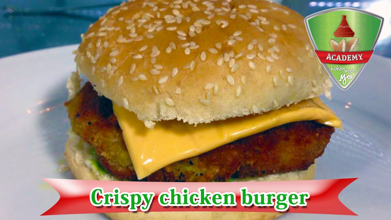 Recept Crispy Chicken Burgers - Koken met Mo Academy